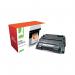 This photograph shows a set of Q-Connect compatible black ink cartridges, specifically designed for HP Q5942A printers. The cartridges are sleek in design and have a professional black finish, making them a reliable and efficient choice for printing.