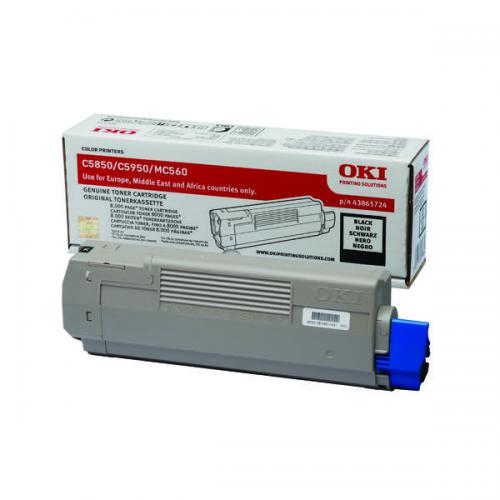 Oki Black Toner Cartridge (8,000 Page | OK03988 | Ink Cartridges