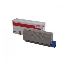 Oki MC760 Standard Capacity Laser Toner Cartridge Yellow 45396301 OK05765