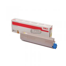 Oki MC853 7.3K Toner Cartridge Yellow 45862837 OK06417