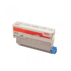 Oki C612 6K Toner Cartridge Yellow 46507505 OK06837