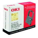 Oki Black Fabric Ribbon For Microline 390/391 9002309 OK390