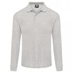 ORN Weaver Long Sleeved Polo Shirt Unisex Ash 2XL 1170.AS.2XL ORN72262