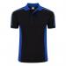 ORN Avocet Polo Shirt Unisex BlackRoyal Blue S 1188.BKRY.S ORN75529