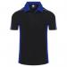 ORN Avocet Wicking Polo Shirt Unisex BlackRoyal Blue S 1198.BKRY.S ORN76308