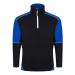 ORN Fireback Quarter Zip Sweatshirt Unisex BlackRoyal Blue 5XL 1283.BKRY.5XL ORN76426