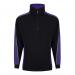 ORN Avocet Quarter Zip Sweatshirt Unisex BlackPurple 3XL 1288.BKPU.3XL ORN76456