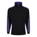 ORN Avocet Quarter Zip Sweatshirt Unisex BlackPurple 5XL 1288.BKPU.5XL ORN76470