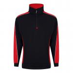 ORN Avocet Quarter Zip Sweatshirt Unisex BlackRed 5XL 1288.BKRD.5XL ORN76472