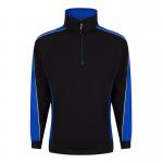 ORN Avocet Quarter Zip Sweatshirt Unisex BlackRoyal Blue L 1288.BKRY.L ORN76489