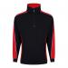 ORN Avocet Quarter Zip Sweatshirt Unisex BlackRed M 1288.BKRD.M ORN76495