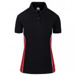 ORN Silverswift Ladies Polo Shirt BlackRed 12 1186.BKRD.12 ORN79002