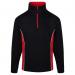 ORN Silverswift Quarter Zip Sweatshirt Unisex BlackRed XL 1278.BKRD.XL ORN79285