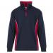 ORN Silverswift Quarter Zip Sweatshirt Unisex NavyRed 3XL 1278.NVRD.3XL ORN79918