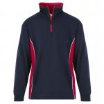 ORN Silverswift Quarter Zip Sweatshirt Unisex NavyRed 4XL 1278.NVRD.4XL ORN79919