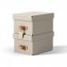 Leitz Puro Beige Storage Box Bundle