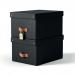 Leitz Puro Black Storage Box Bundle