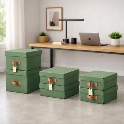 Leitz Green Puro Storage Box Bundle