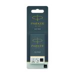 Parker Quink Permanent Ink Cartridge 12x5 Black (Pack of 60) S0881570 PA03061