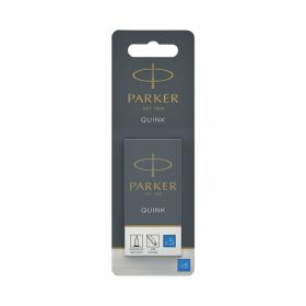 Parker Quink Permanent Ink Cartridge 12x5 Blue (Pack of 60) S0881580 PA03062