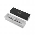 Parker Jotter Ballpoint Pen Steel with Chrome Trim Medium Blue Gift Box 1953170 PA53170