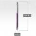 Parker Jotter Victoria Violet Chrome Trim Ballpoint Pen Hangsell 1953244 PA53244