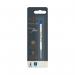 Parker Quink Ballpoint Pen Refill Fine Blue Blister (Pack of 12) 1950368 PA90954