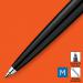 Parker Jotter Original Ballpoint Pen Medium Black Barrel Blue Ink 2096873 PA96873