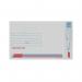 The photograph shows a pack of 20 GoSecure padded envelopes and GoSecure bubble envelopes, each size 7 at 230x340mm, in a white color. The envelopes are neatly stacked and ready for use. They have a protective padding and a secure closure.