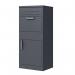 Phoenix Front Loading Smart Pacel Box PB1121AAK in Graphite Grey with Key Lock PB1121AAK