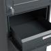 Phoenix Front Loading Smart Pacel Box PB1121AAK in Graphite Grey with Key Lock PB1121AAK