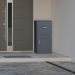 Phoenix Front Loading Smart Pacel Box PB1121AAK in Graphite Grey with Key Lock PB1121AAK
