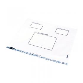 GoSecure Envelope Extra Strong Polythene 440x320mm Clear (Pack of 100) PB30303 PB30303