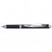 Pentel EnerGel Permanent Security Pen Medium Black (Pack of 12) BLP77-AX PE01984