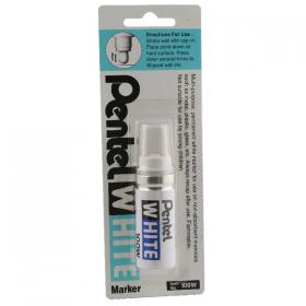Pentel Paint Marker Bullet Tip Medium White BCX100W PE02314