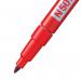 Pentel N50S Fine Bullet Point Permanent Marker Red (Pack of 12) N50S-B PE03014