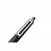 The photo shows a pack of 12 Pentel Co Ballpoint Pens, specifically the Pentel iZee Retractable Ballpoint Pen in black. The pens have a thickness of 1.0mm and are neatly organized in the packaging. They feature a retractable design and are ideal for everyday writing tasks.