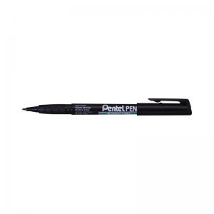 Pentel Permanent Marker Fine Black Pack of 12 NMS50-A PE04612