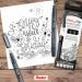 Pentel Pointliner Assorted Sizes Black (Pack of 5) YS20P5-A PE05516