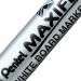 Pentel Maxiflo Liquid Ink Marker Pen Fine Bullet Tip (Pack of 12) Black MWL5S-A PE05693