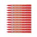 Pentel Permanent Marker Super Fine Point Red Pack of 12 NFS410-B PE06365