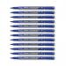 Pentel Permanent Marker Fine Point Blue Pack of 12 NM470-C PE06370