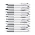 Pentel Floatune Retractable Rollerball 0.8mm Black Pack of 12 BY208-AX PE06667
