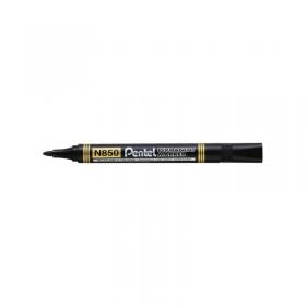 Pentel N850 Permanent Marker Bullet Tip Marker (Pack of 12) N850-AE PE07140