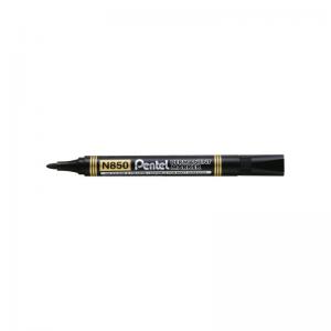 Pentel N850 Permanent Marker Bullet Tip Marker Pack of 12 N850-AE
