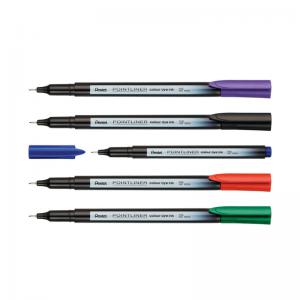 Pentel S40 Pointliners Assorted Colours Pack of 6 S40-6 PE10834