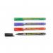 Pentel Permanent Marker Fine Assorted (Pack of 4) YNF4504-M PE11337