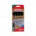 Pentel Chisel Tip Permanent Marker Black 5 Pack YN860/5-A PE11390