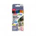 Pentel Paint Marker Fine Bullet Tip Assorted (Pack of 6) YMSP106-M PE15237