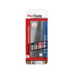 Pentel N60 Permanent Marker Chisel Assorted (Pack of 4) N60-PRO4ABCEU PE34585